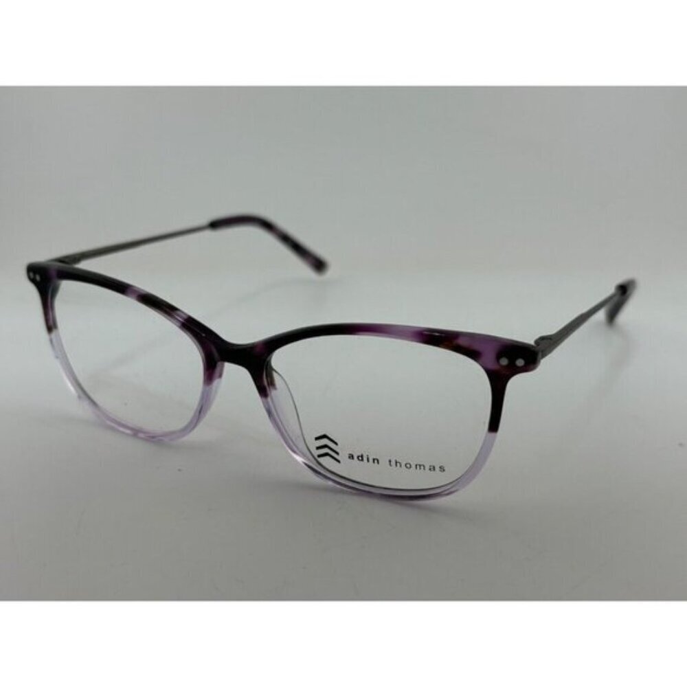 Adin Thomas - AT-504 C1 51-15-137 Purple Tortoise Plastic Eyeglass Frames